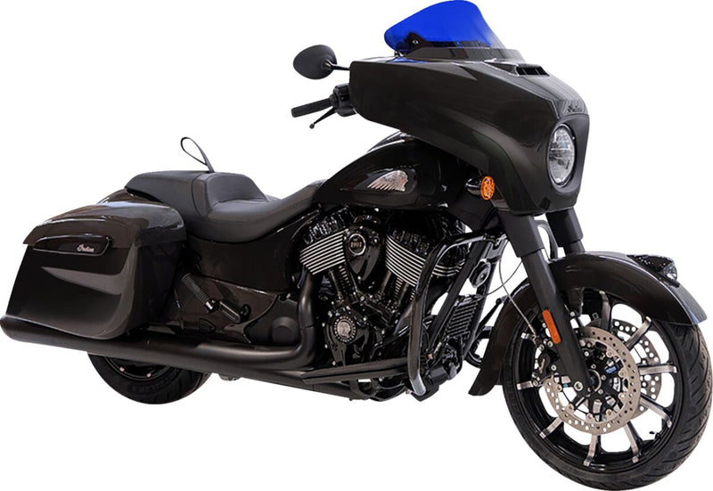 Klock Werks Kolor Flare® Windshield - Blue, Cruiser - KWW-04-0640