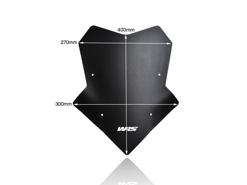 WRS Windscreen Sport - Black, Matte, Windshield