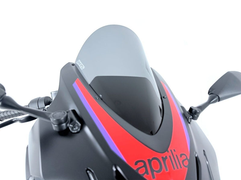WRS Windscreen Race Aprilia - Smoke, Windshield