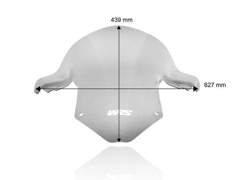 WRS Windscreen Race - Dark Smoke, Windshield - BM051FS