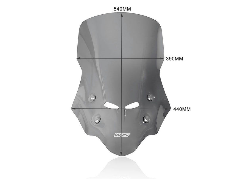 WRS Windscreen Caponord CB500X - Dark Smoke, Windshield