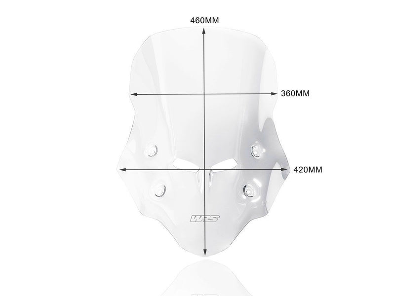 WRS Windscreen Touring CB500X - Clear, Windshield