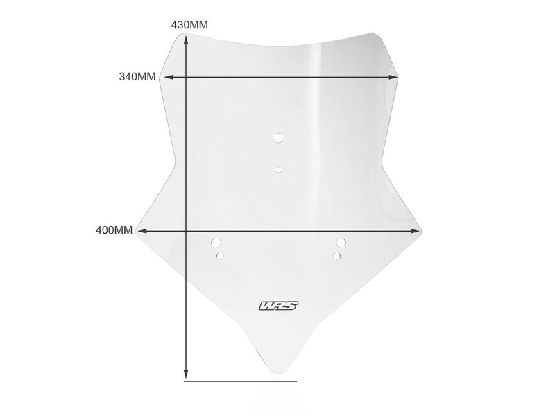 WRS Windscreen Sport X-Cape 650 - Clear, Windshield