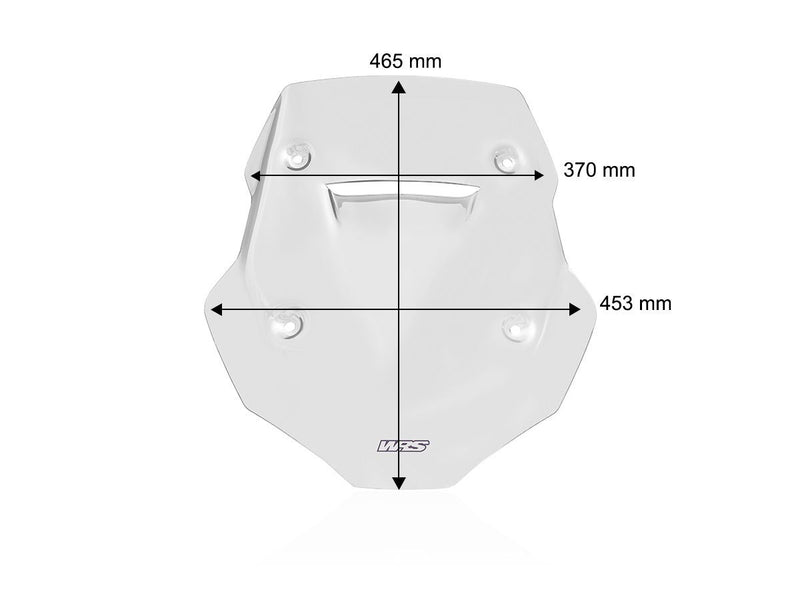 WRS Windscreen Standard CF MOTO 800MT - Clear, Windshield