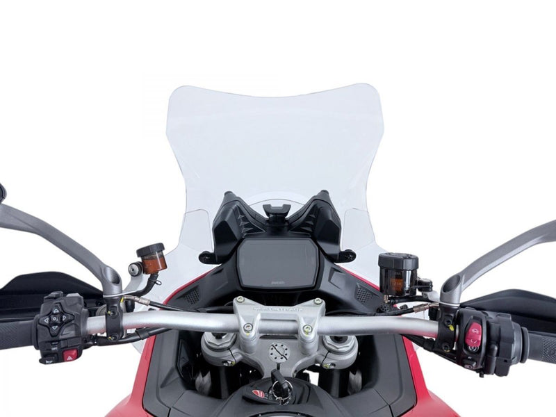 WRS Windscreen Touring Ducati Multistrada V2 - Clear, Windshield