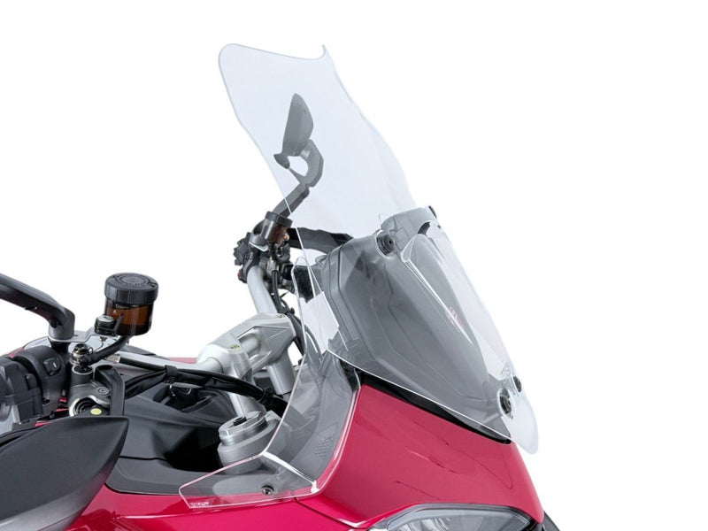 WRS Windscreen Touring Ducati Multistrada V2 - Clear, Windshield