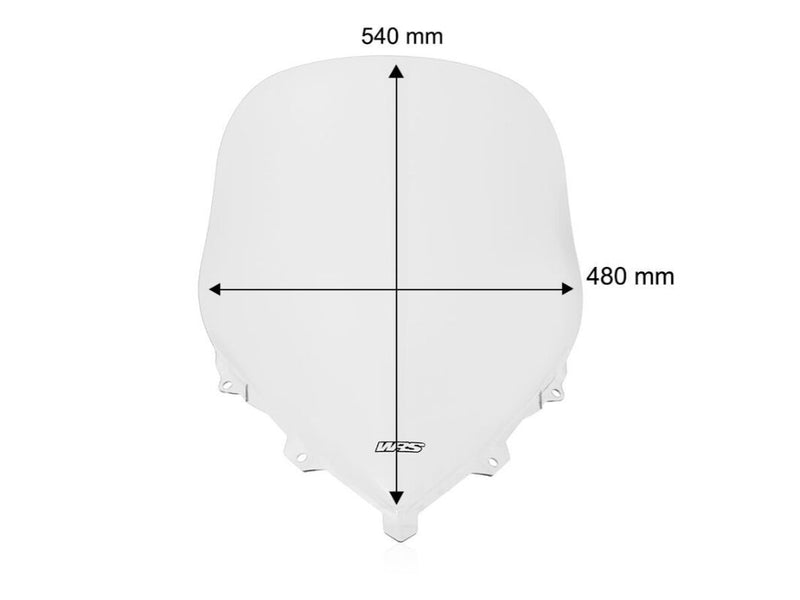 WRS Windscreen Caponord K1200S/K1300S - Clear, Windshield