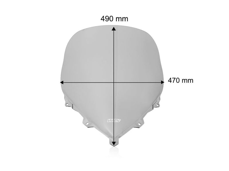 WRS Windscreen Touring K1200S/K1300S - Smoke, Windshield
