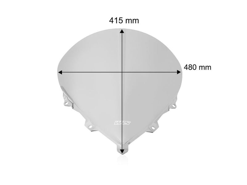 WRS Windscreen Sport K1200S/K1300S - Smoke, Windshield