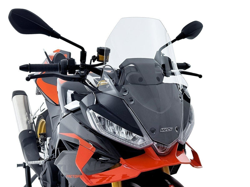 WRS Windscreen Touring Tuono V4 - Clear, Windshield