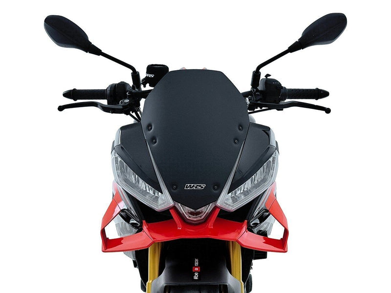WRS Windscreen Sport Tuono V4 - Black, Matte, Windshield