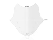 WRS Windscreen Standard R1200/R1250RT - Clear, Windshield
