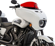 Klock Werks Kolor Flare® Windshield - Red, Cruiser - KWW-04-0651