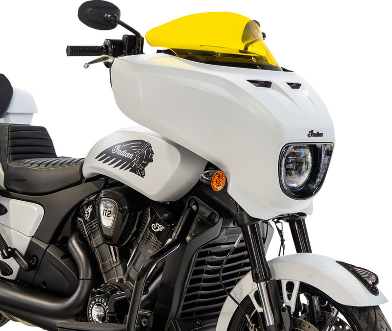 Klock Werks Kolor Flare® Windshield - Yellow, Cruiser - KWW-04-0653