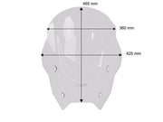 WRS Windscreen Touring BMW R1300RS - Smoke, Windshield