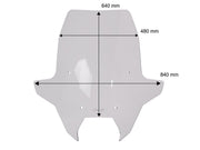 WRS Windscreen Caponord BMW R1300RT - Smoke, Windshield