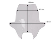 WRS Windscreen Touring BMW R1300RT - Clear, Windshield