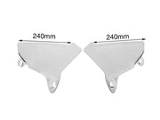 WRS Pair Side Deflector - Clear, Dual Purpose - DU019T