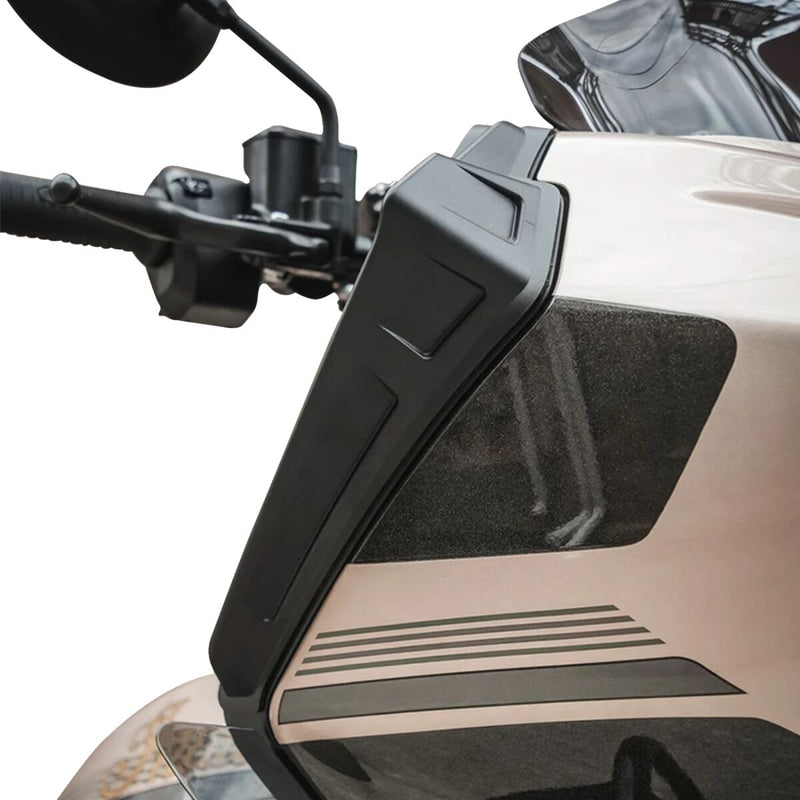 Klock Werks Flare® Wings - Black, Fairing