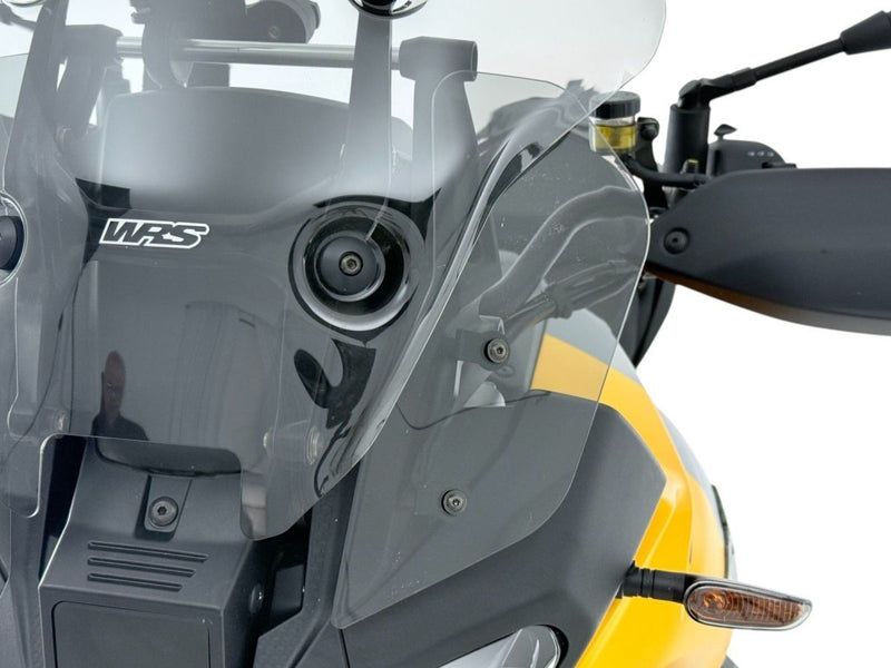 WRS Side Deflectors Moto Guzzi Stelvio - Smoke, Wind Deflector