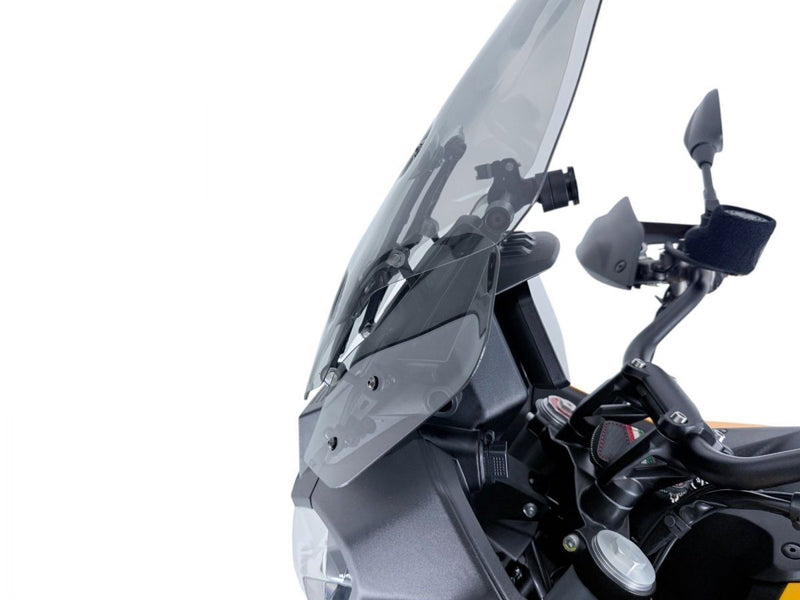 WRS Side Deflectors Moto Guzzi Stelvio - Smoke, Wind Deflector