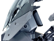WRS Side Deflectors Moto Guzzi Stelvio - Smoke, Wind Deflector