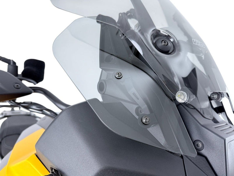 WRS Side Deflectors Moto Guzzi Stelvio - Dark Smoke, Wind Deflector