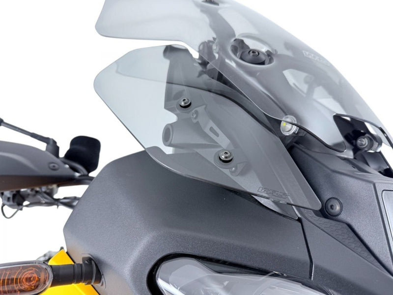 WRS Side Deflectors Moto Guzzi Stelvio - Dark Smoke, Wind Deflector
