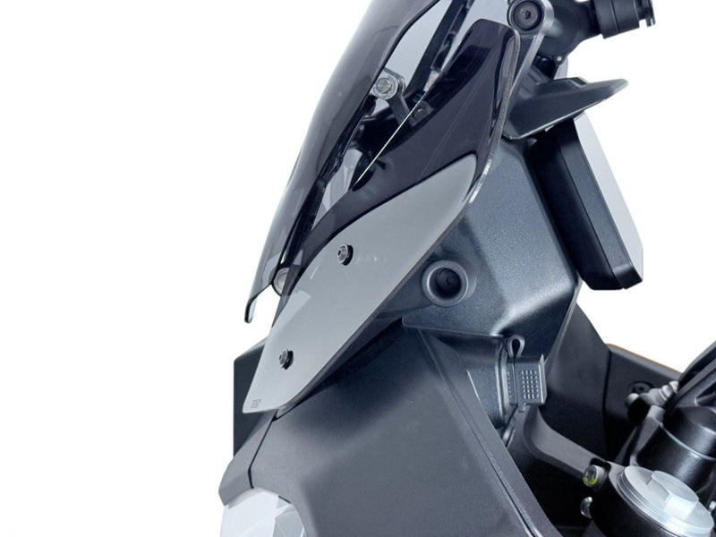 WRS Side Deflectors Moto Guzzi Stelvio - Dark Smoke, Wind Deflector
