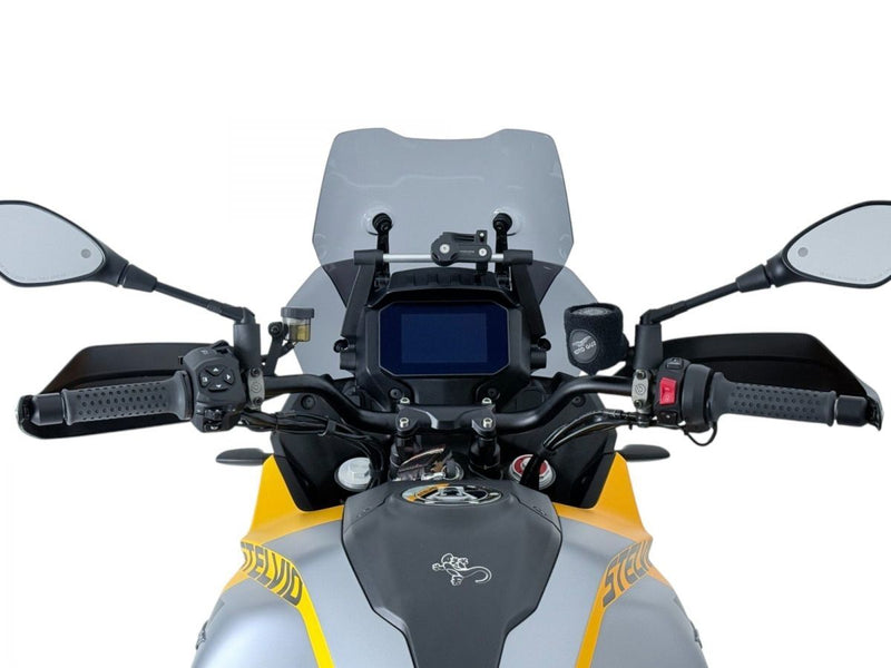 WRS Side Deflectors Moto Guzzi Stelvio - Dark Smoke, Wind Deflector