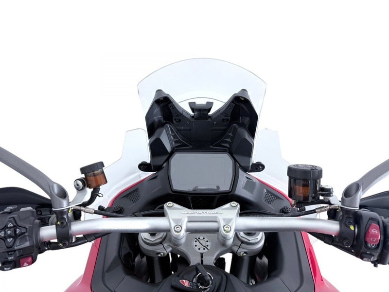 WRS Side Deflectors Ducati Multistrada V2 - Clear, Wind Deflector