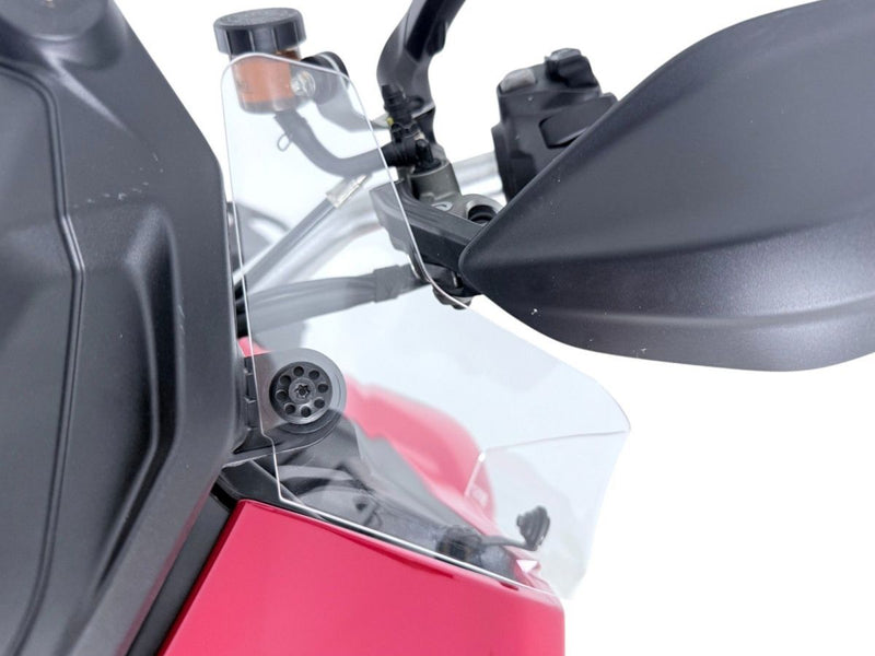 WRS Side Deflectors Ducati Multistrada V2 - Clear, Wind Deflector