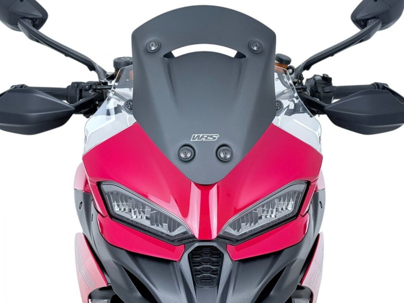 WRS Side Deflectors Ducati Multistrada V2 - Clear, Wind Deflector
