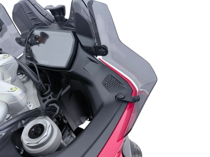 WRS Side Deflectors Ducati Multistrada V2 - Dark Smoke, Wind Deflector