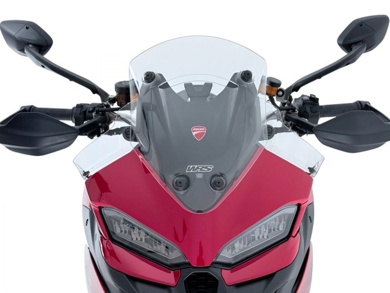 WRS Side Deflectors Sport Ducati Multistrada V2 - Clear, Wind Deflector
