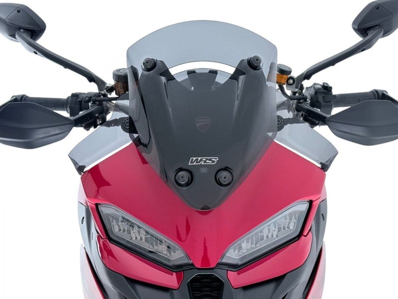 WRS Side Deflectors Sport Ducati Multistrada V2 - Dark Smoke, Wind Deflector