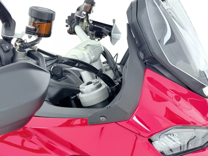 WRS Side Deflectors Sport Ducati Multistrada V2 - Matte, Wind Deflector
