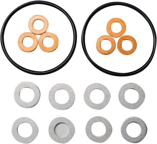 Moose Offroad Hard-parts Oil Filter Hardware Kit - Black, Gold, Silver