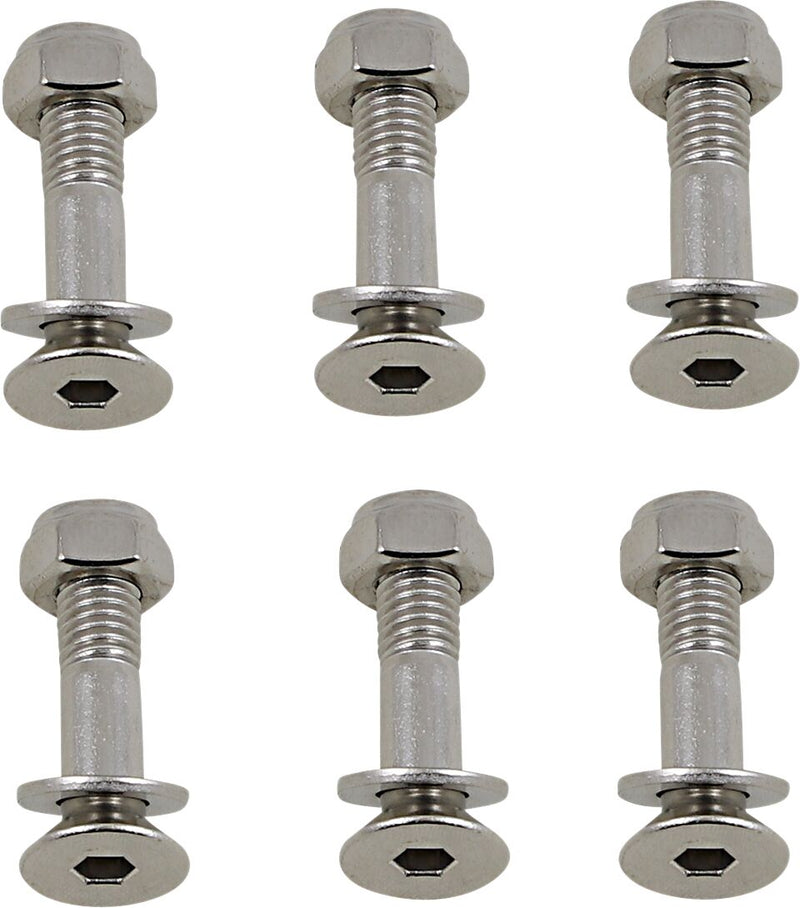 Moose Offroad Hard-parts Sprocket Lock Bolt Kit - Raw, Silver - 039-1401