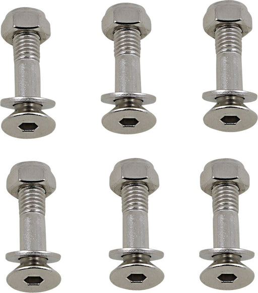 Moose Offroad Hard-parts Sprocket Lock Bolt Kit - Raw, Silver - 039-1401