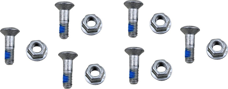 Moose Offroad Hard-parts Sprocket Lock Bolt Kit - Raw, Silver - 039-5401