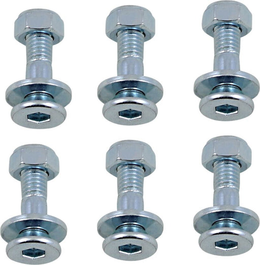 Moose Offroad Hard-parts Sprocket Lock Bolt Kit - Raw, Silver - 039-6475
