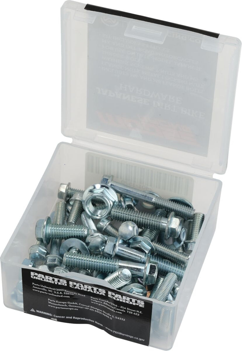 Moose Offroad Hard-parts Japanese Replacement Hardware Kit - Nickel-Plated