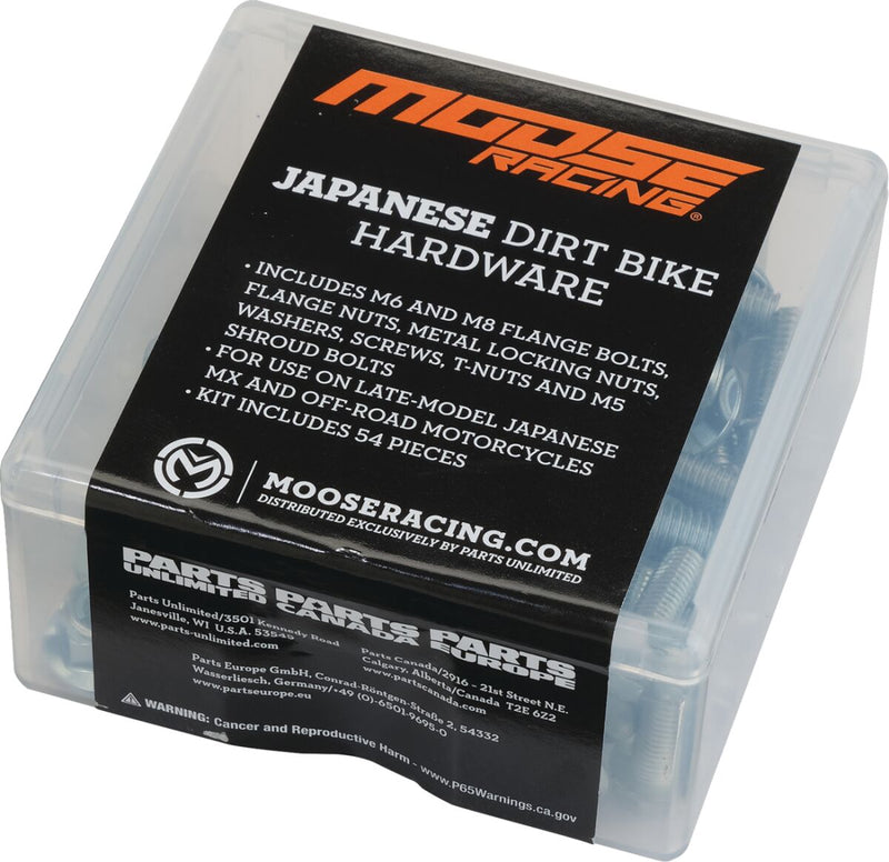 Moose Offroad Hard-parts Japanese Replacement Hardware Kit - Nickel-Plated