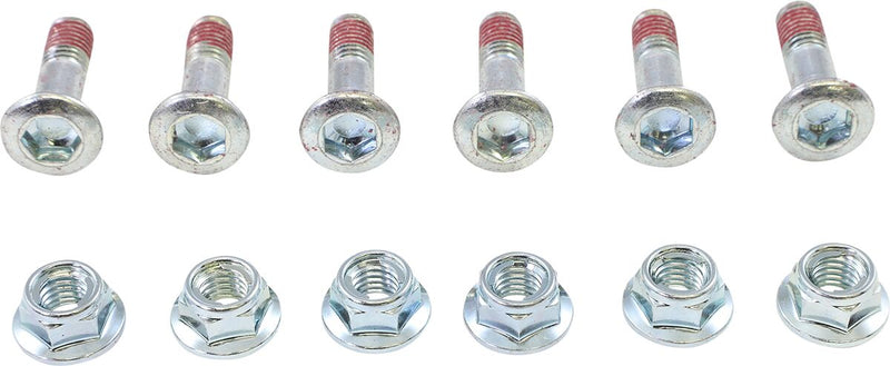 Moose Offroad Hard-parts Sprocket Lock Bolt Kit - Raw, Silver - 2008-HSM
