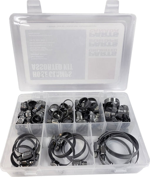 Parts Unlimited Hose Clamp Kit - Silver
