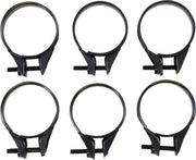 Moose Offroad Hard-parts OEM Carburetor Clamps - Anodised, Black - 110-1038