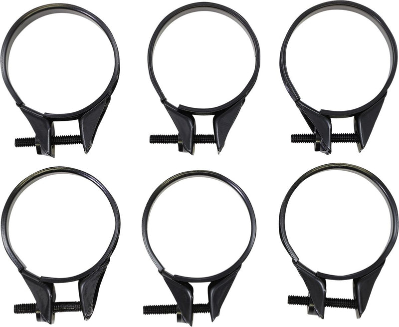 Moose Offroad Hard-parts OEM Carburetor Clamps - Anodised, Black - 110-1038