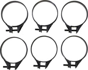 Moose Offroad Hard-parts OEM Carburetor Clamps - Anodised, Black - 110-1051