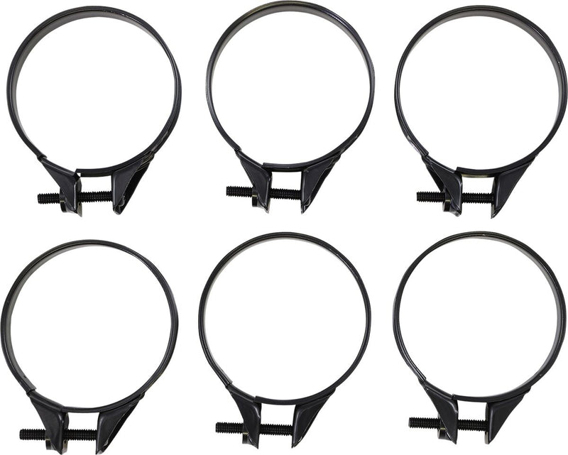 Moose Offroad Hard-parts OEM Carburetor Clamps - Anodised, Black - 110-1051